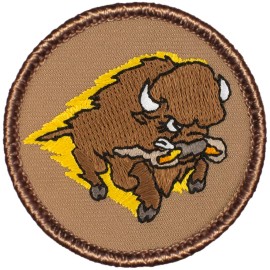 Cool Boy Scout Patches - The Thunder Buffalo Patrol Patch!! (#580)