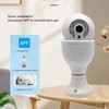 WiFi Security Camera 1080P Night Vision Motion Detection E27 Screw