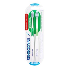 Sensodyne Cepillo de Dientes para Dientes Sensibles Multi Protection, Suave, 2 Unidades
