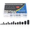 TOP-VIGOR 450Pcs Grub Screw Assortment Set, M3/M4/M5/M6/M8 Hex Socket Head