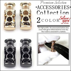 Shoe Lace Stopper, Cord Stopper, Laces, Fasteners, Hardware, Set of 2, Gold, Black, Black, Nickel, Sneakers, Metal, R, No Gemstone