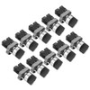 10Pcs BERM Button Switches Normally Closed Safety 2Level Knob Switch