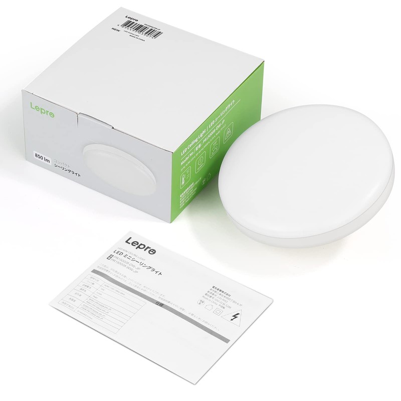 Lepro Small Ceiling Light, 10 W, LED Ceiling Light, Daylight