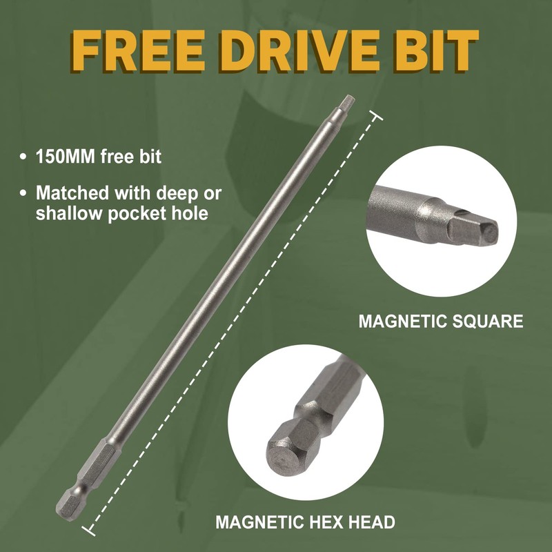 LIONMAX Pocket Screws #8 x 1 Inch, Wood Screws Coarse