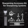 Sharpening Accessory Kit for 10-Inch Sharpening Systems，Long/Short Knife Jig、Scissor Jig、Axe
