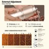 DACLL Manual Coffee Grinder with Numerical External Adjustable Setting, Capacity