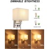 Galtlap Wall Sconce Plug in Cord Set of 2, Bedside