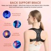 Wbbrbbr Posture Corrector Back Men Women Back Straightener Black L