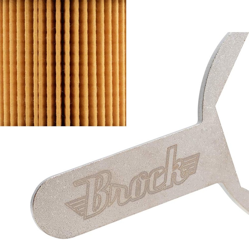 Brock Replacement Oil Filter with Wrench Tool Set Kit Compatible
