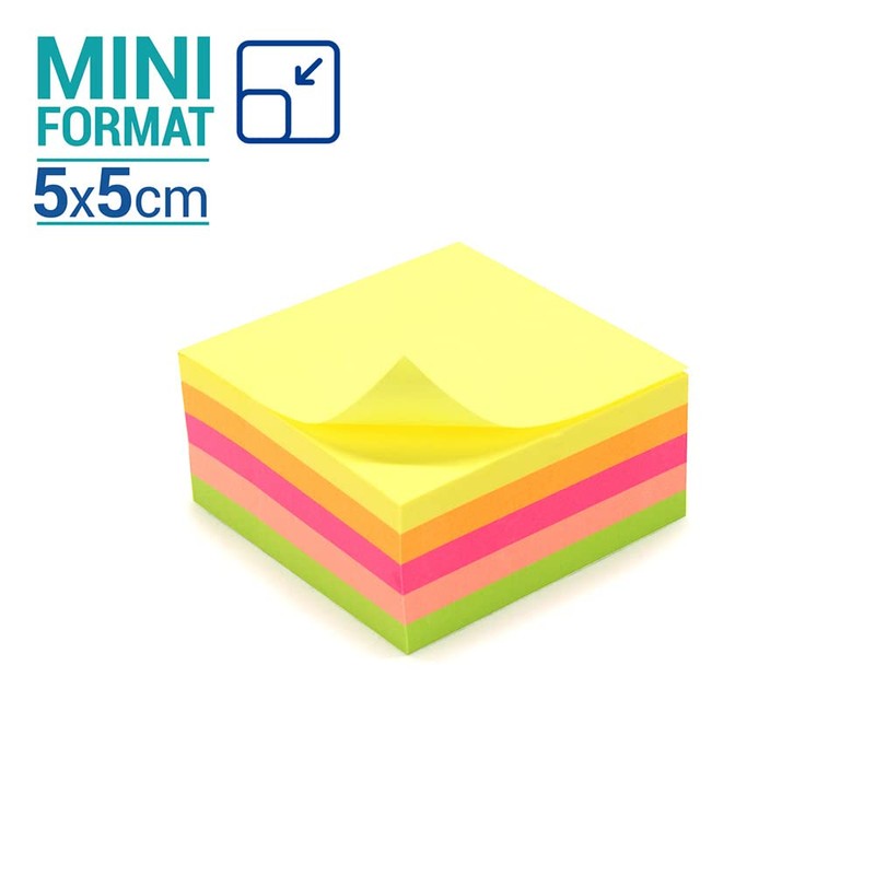 WAYTEX 3000 Sticky Notes Neon Sticky Notes 12 Mini Pads