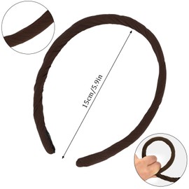 Bumlofa 5er Set Haarreifen Damen – Eleganter Wickel - Design, Haarreifen Damen Elegant für Alltag & Styling