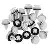 Huhne 100pcs 51418224768 Plastic Rivet Clips Door Panel Auto Fasteners