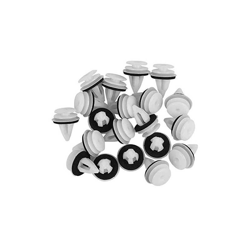 Huhne 100pcs 51418224768 Plastic Rivet Clips Door Panel Auto Fasteners