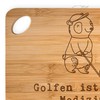 Mr. & Mrs. Panda Bambus - Schneidebrett Panda Golfen -