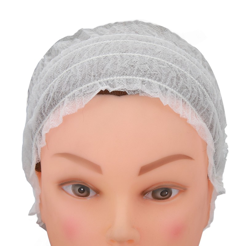 100PCS Facial Spa Headbands Non Woven Fabric Elastic Wrap Makeup