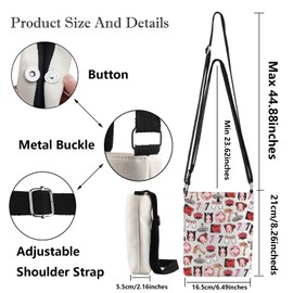 MYSOMY Anime Crossbody Bag 707 Apartment Gifts Nana & Hachi Gifts Manga Shoulder Bag, 707 Cb2