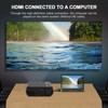 Mini Projector Black Micro 1080P HDMI Multi Function Home Theater