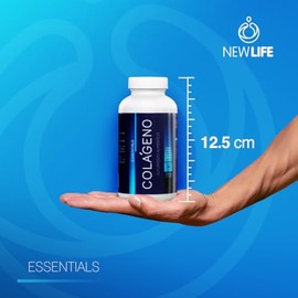 NLS Essentials® |COLÁGENO HIDROLIZADO + ÁCIDO HIALURÓNICO | 90 Cápsulas vegetales | Péptidos | Vitamina C para su mejor absorción