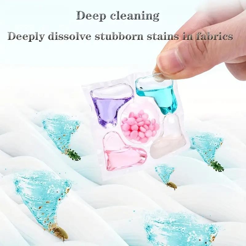 Long Lasting Fragrance Laundry Beads, 5-In-1 Multi-Purpose Cleaning Solution, Effective