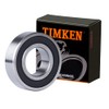 4PACK TIMKEN 6004-2RS Double Rubber Seal Bearings 20x42x12mm, Pre-Lubricated and