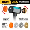 Titan DBX 63634 28oz Dead Blow Hammer Set with Interchangeable