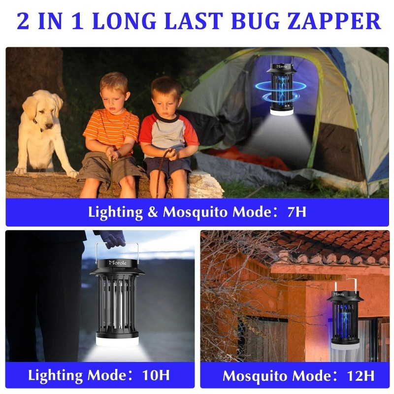 Morole Mosquito Fly Bug Insect Zapper Killer Indoor Outdoor Electronic