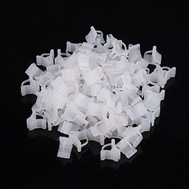 TOPINCN Garden Clips, Pack of 100 Plastic Garden Clips for Tomatoes, Trees, Fruit, Mini Garden Tools (1.8 x 1.5 cm/0.71 x 0.59 inches)