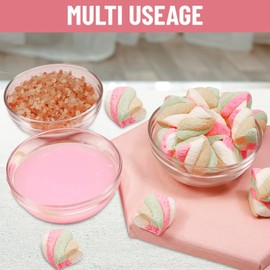 Mini Glass Prep Pinch Bowls, 3.5 inch 4 oz Clear Glass Bowls for Condiments, Small Glass Bowls, and Pinch Bowls (15 Pack)