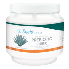 Shelo Nabel Prebiotic Fiber Blue Agave Inulin Powdered Premix 17.63 oz, White