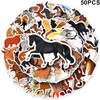 RODISHOMM 50 Piece Horse Sticker Set - Shiny and Waterproof