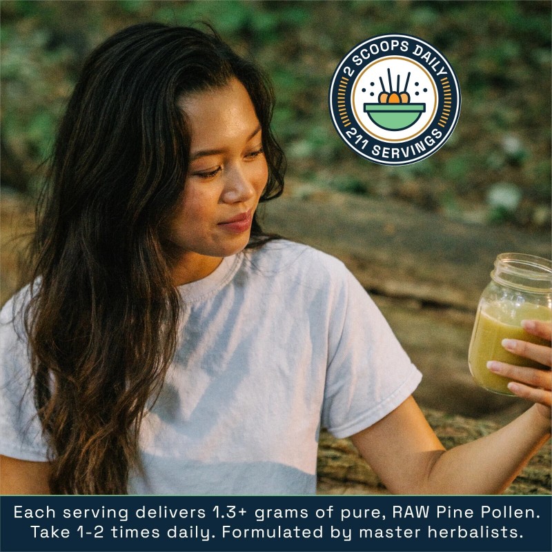 RAW Forest Foods Forest Manna RAW Pine Pollen™ Powder –