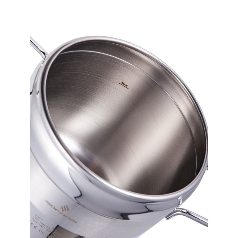 Sofram Soft Classic Pressure Cooker Stainless Steel (6 LT)