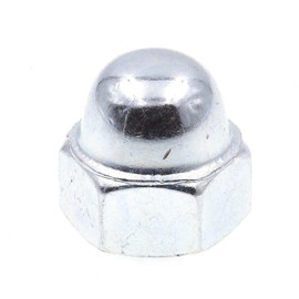 Prime-Line 9077538 Acorn Cap Nuts, 3/8 In.-16, Zinc Plated Steel (25 Pack)