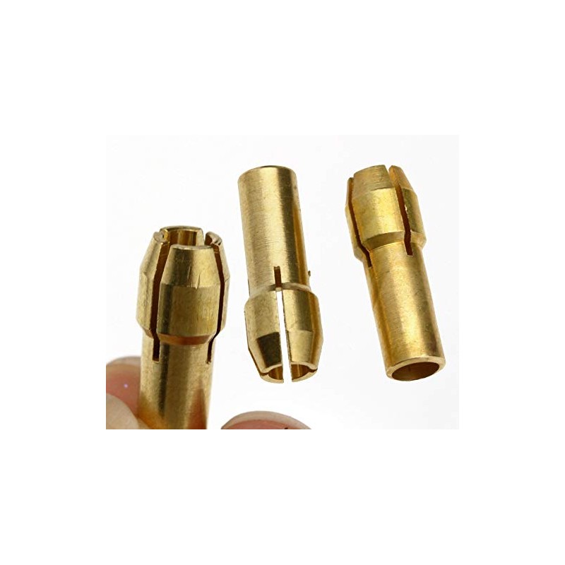 Be In Your Mind 10pcs 0.5-3.2mm Brass Drill Chuck 5mm