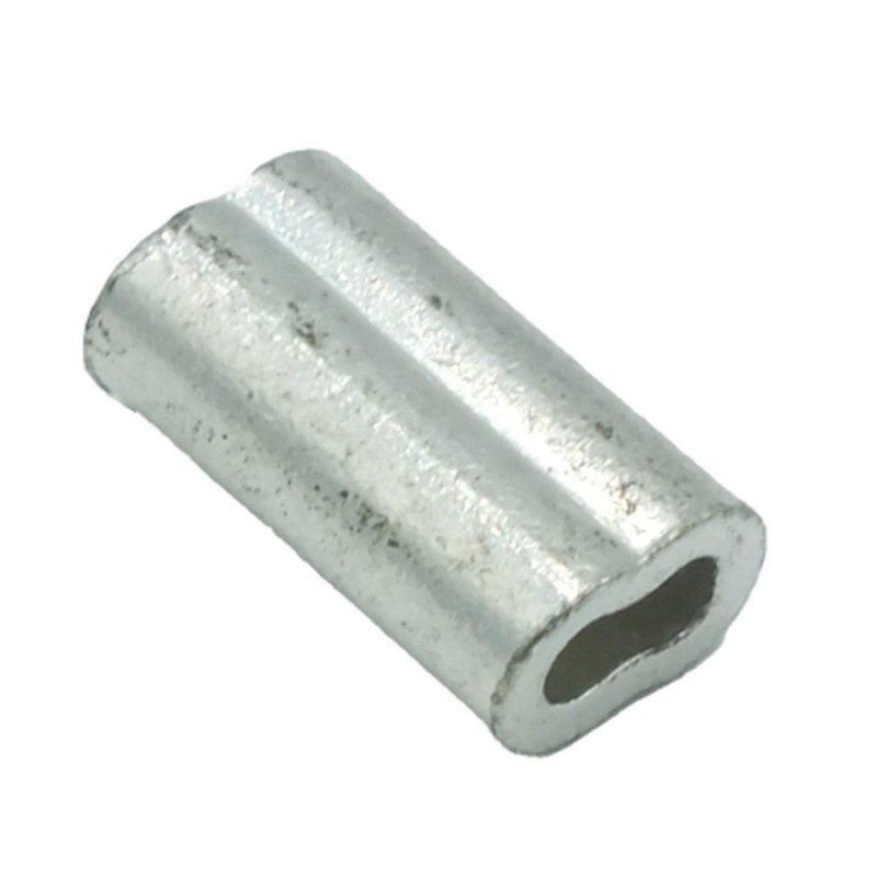 Swage Right MIL-SPEC Tin Plated Copper Swage Sleeves Clip &