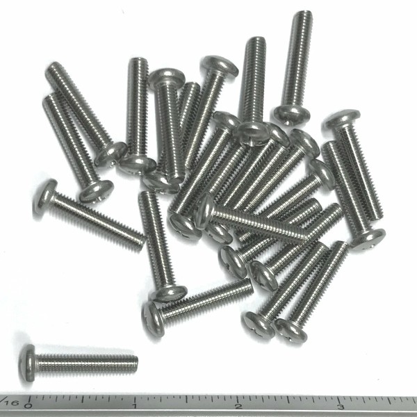 Brikksen (PKG of 25) 10-32 x 1" Machine Screw, Phillips