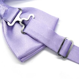 Medsuo Adjustable Bowtie, Men BowtiePre-Tied Bow Tie for Parties (Purple)