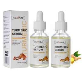 2Pcs New Turmeric Dark Spot Serum Oil, Turmeric Face Serum Oil, Bright Skin Dark Spot Corrector Face, Hydrate Dull & Dry Skin (60ml)