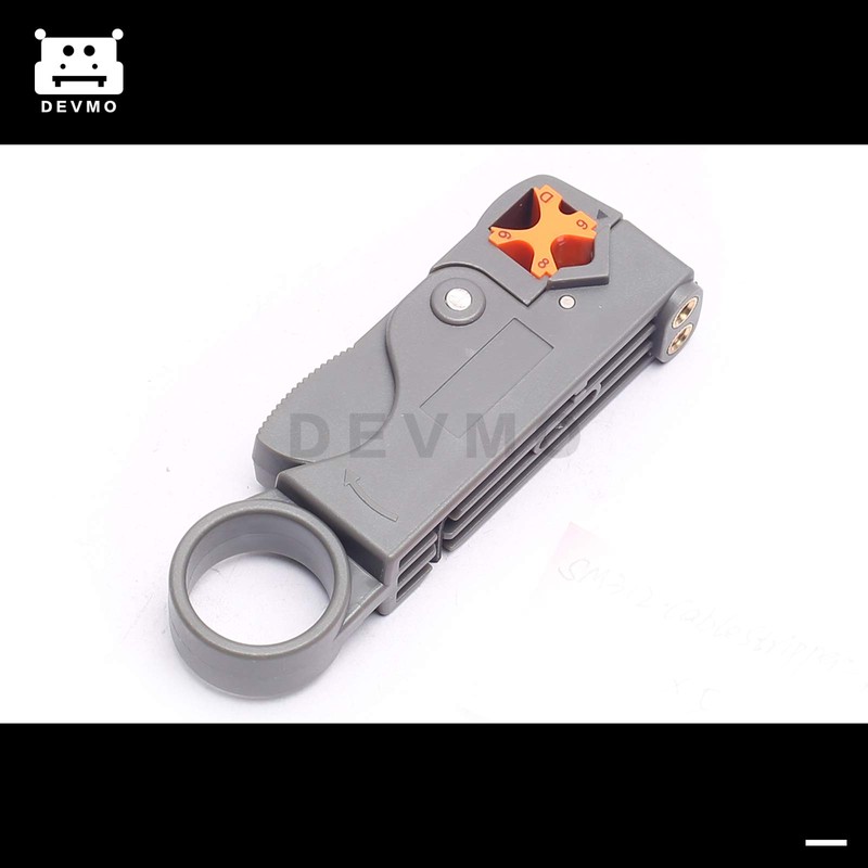 DEVMO Cable Stripper Coaxial Wire Coax Stripping Tool RG6 RG11