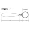 Estuchelandia Cordón Soporte Sostén Celular Universal Llaves Anillo Metal