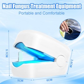 AOOWU Nail Fungus Laser Device with Time Display, Light Therapy Device for Nail Fungus, Nail Fungus Laser, Nail Fungus Laser Device for Fingers and Toenails, Lllt Laser LLT Device, 940 nm + 500 nm
