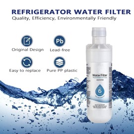 Filtro de Agua para Refrigerador, Filtro para refrigerador Compatible con Refrigerador LG, LT1000P, LT1000PC, LT1000PCS, MDJ64844601, ADQ74793501, ADQ74793502, Kenmore 46-9980, 9980