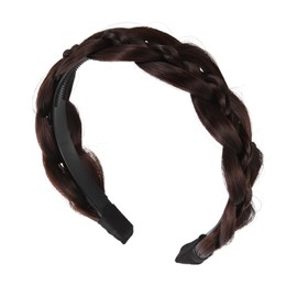 Beavorty Braided Hair Band for Women Non-Slip Hair Hoop Teeth Stylish Headband for Daily Wear