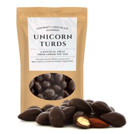 Unicorn Turds Dark Chocolate Almonds - Gourmet Candy Gifts for Kids Easter Baskets - Unicorn Gifts for Girls, Christmas Stocking Fillers for Teens, Kepperton Made in America
