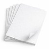 50 Sheets White Linen Silk Woven Textured A4 Paper 135gsm