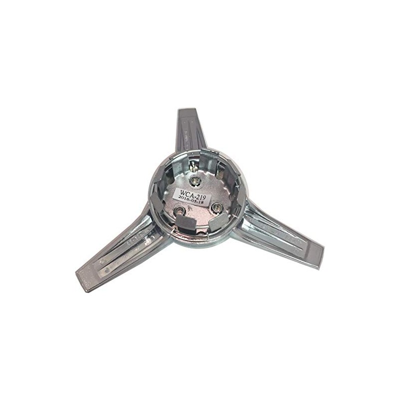 BB Auto New 3-Bar Spinner Chrome Wheel Hub Center Cap