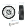 PATIKIL Replacement Luggage Suitcase Wheels Repair Kit, 82mmx19mm Wear-Resistant &