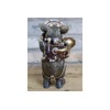 Gold Steampunk Pig Figure Art Farm Animal Sculpture Metallic Ornament