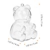 Toyvian Candy Gift Box 12pcs Clear Candy Boxes Cute Bear