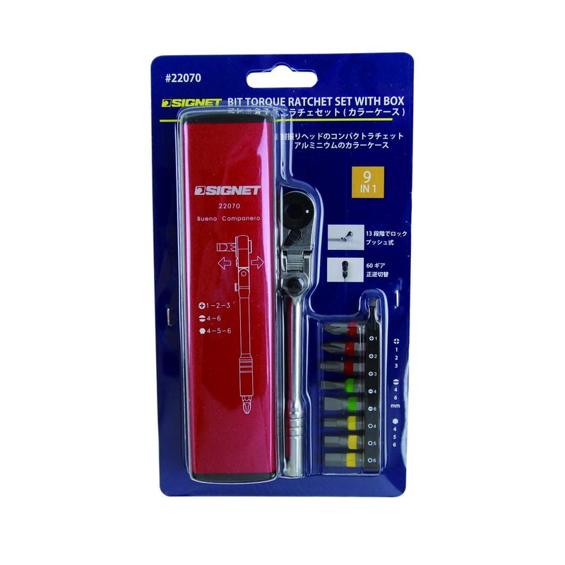 Signet 22070 Mini Ratchet 60 Gear Flex Head Type Flex